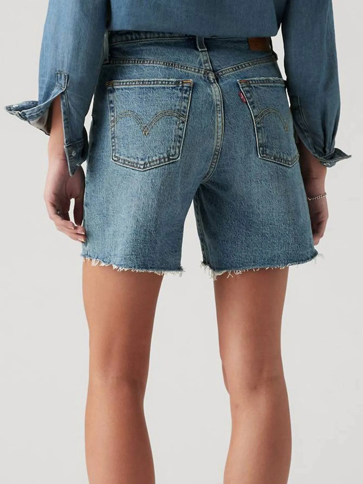 501 Mid Thigh Ticked And United Shorts