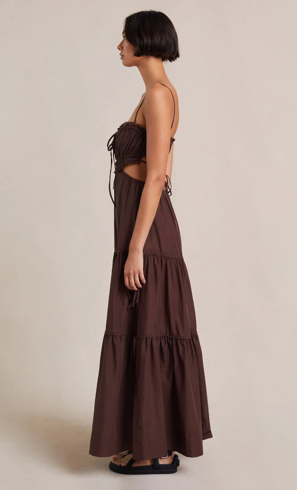 ALEXANDRA TIE MAXI DRESS
