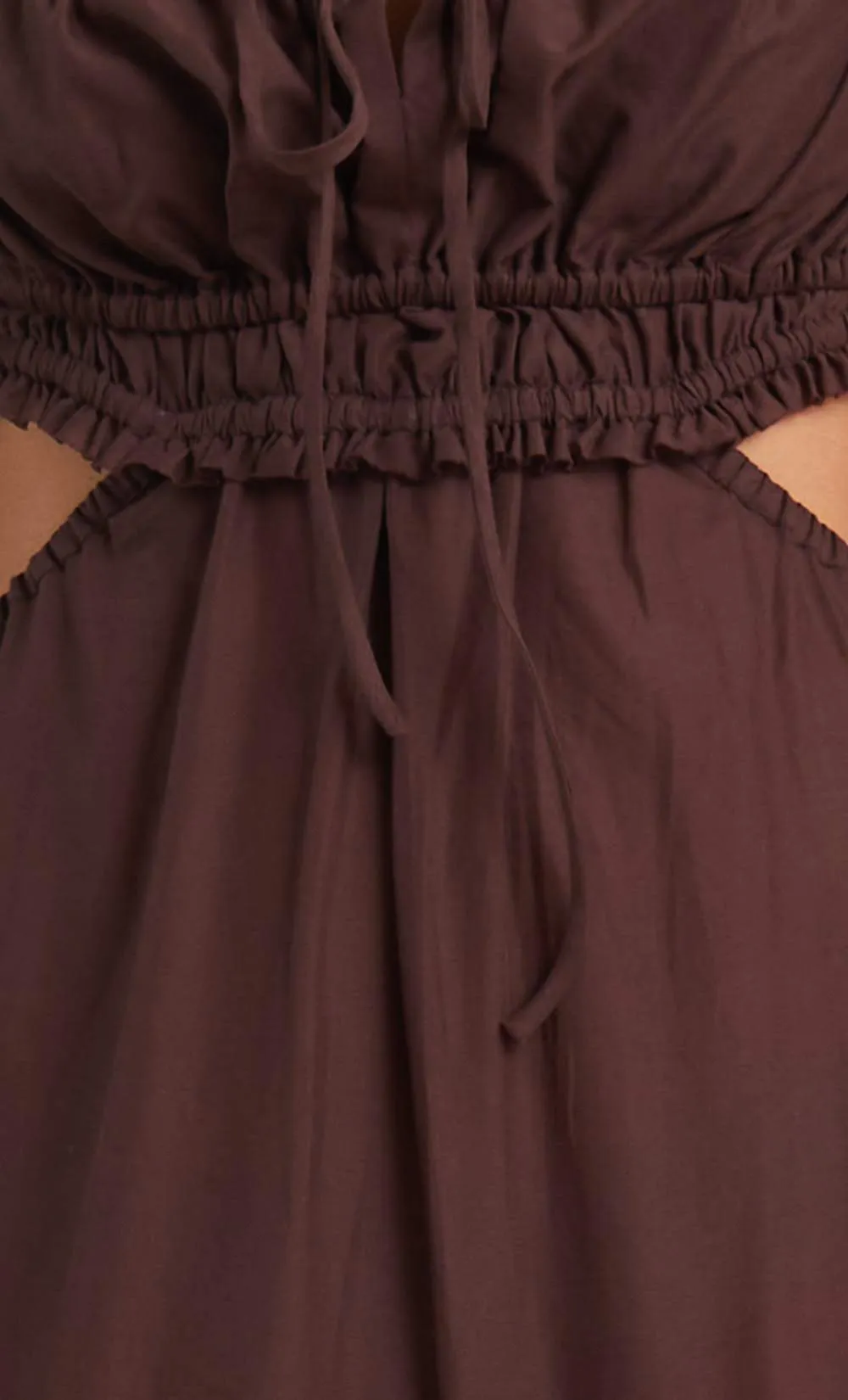 ALEXANDRA TIE MAXI DRESS