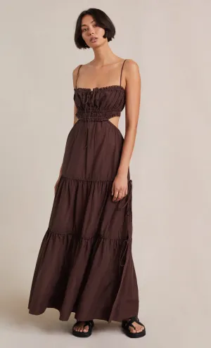 ALEXANDRA TIE MAXI DRESS