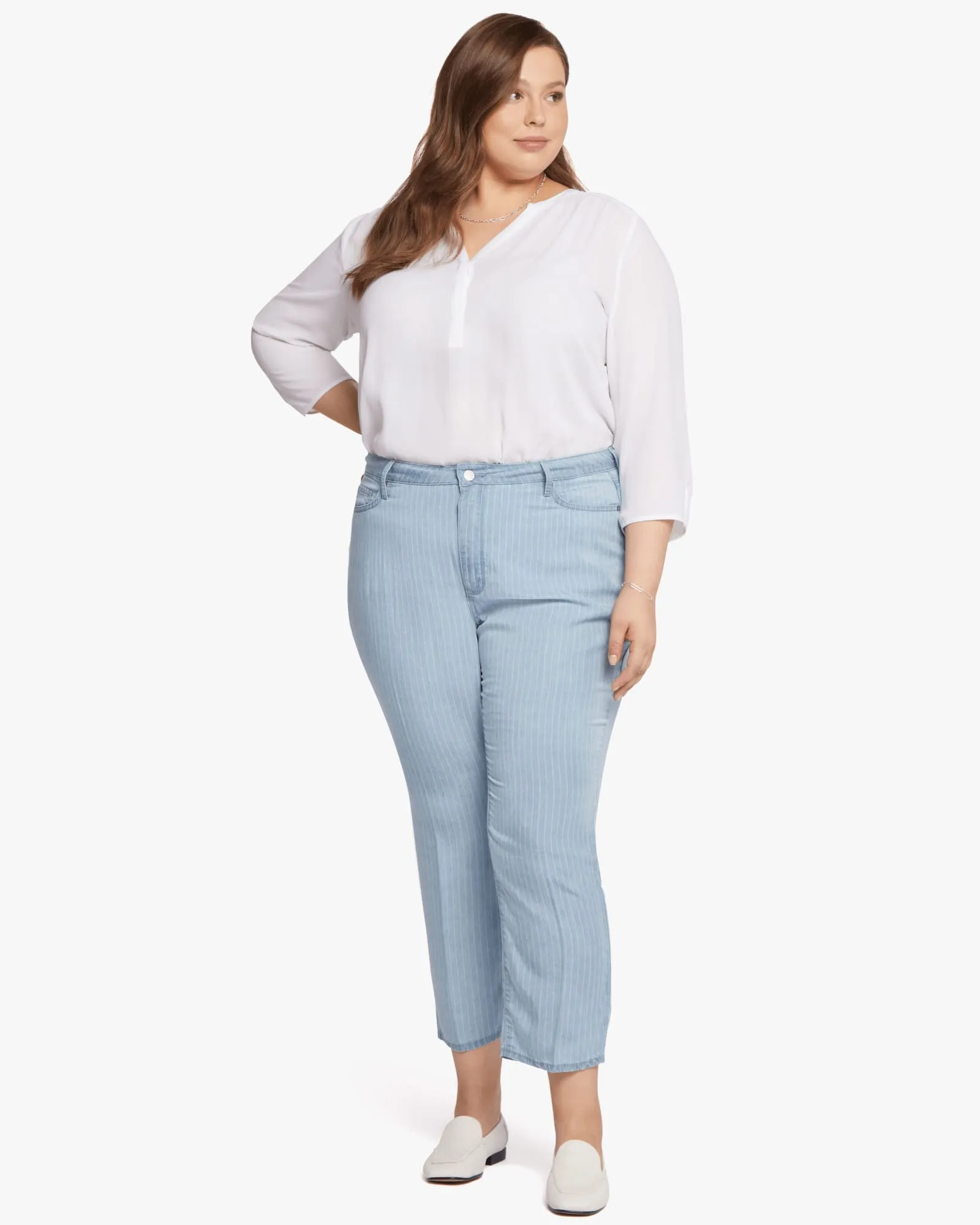 Aliza Relaxed Ankle Pant | Summerville Stripes