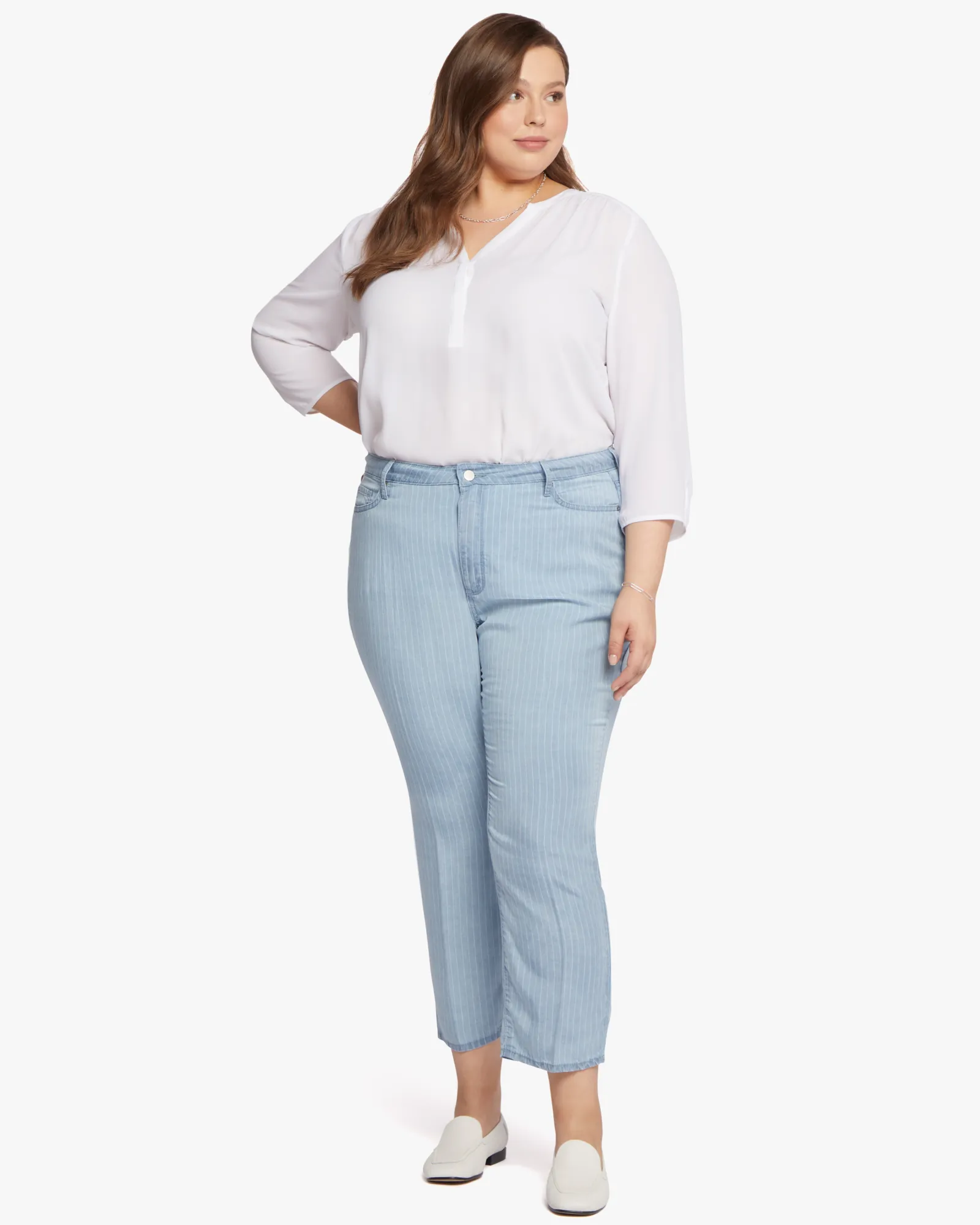 Aliza Relaxed Ankle Pant | Summerville Stripes