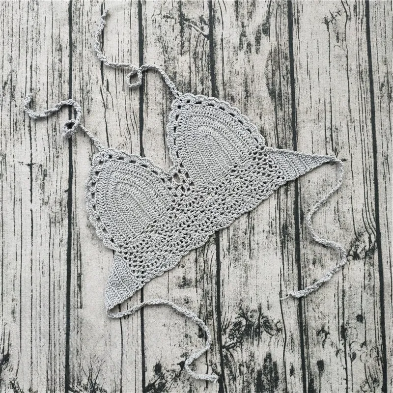 Boho Chic Lace Knit Crochet Top