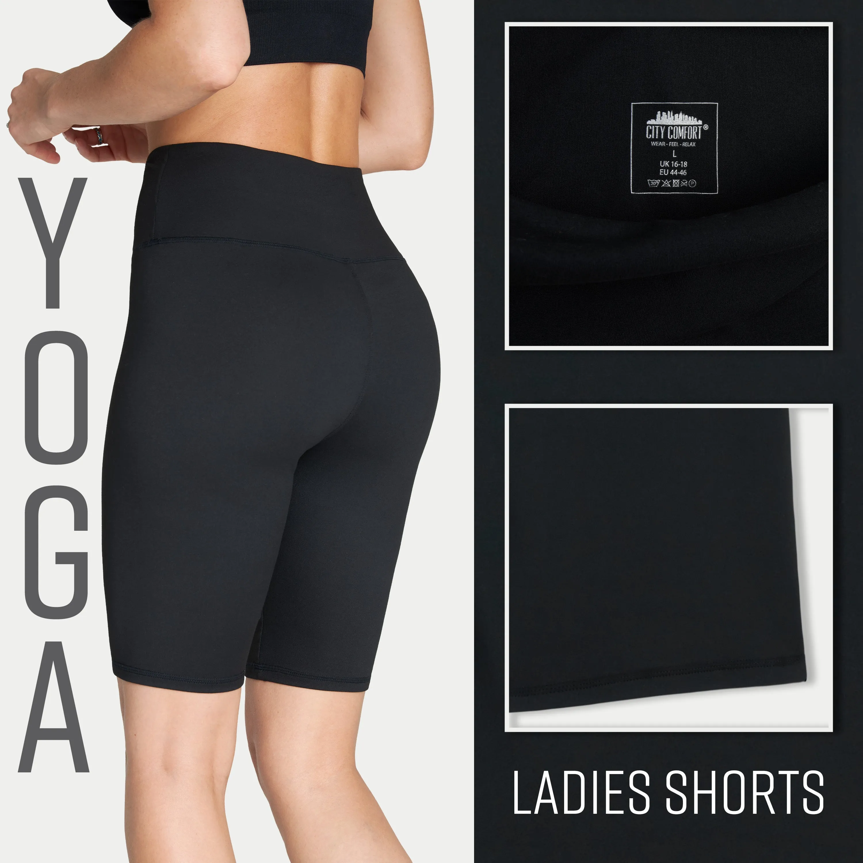 CityComfort Gym Shorts for Women - Yoga Shorts