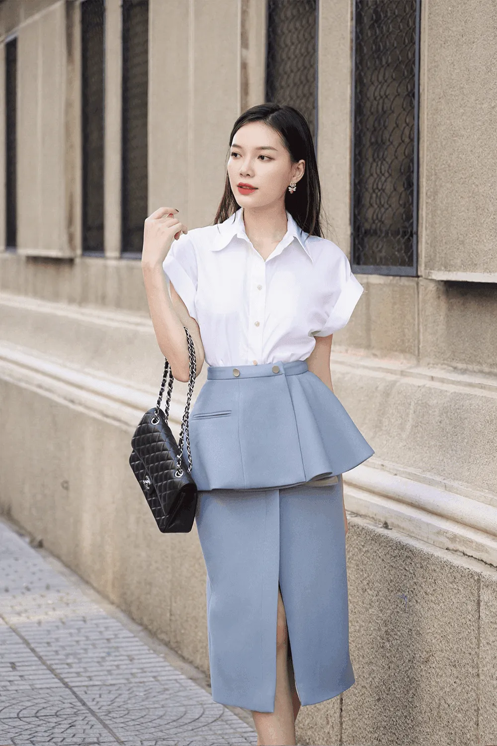 Feni Peplum Skirt Cover