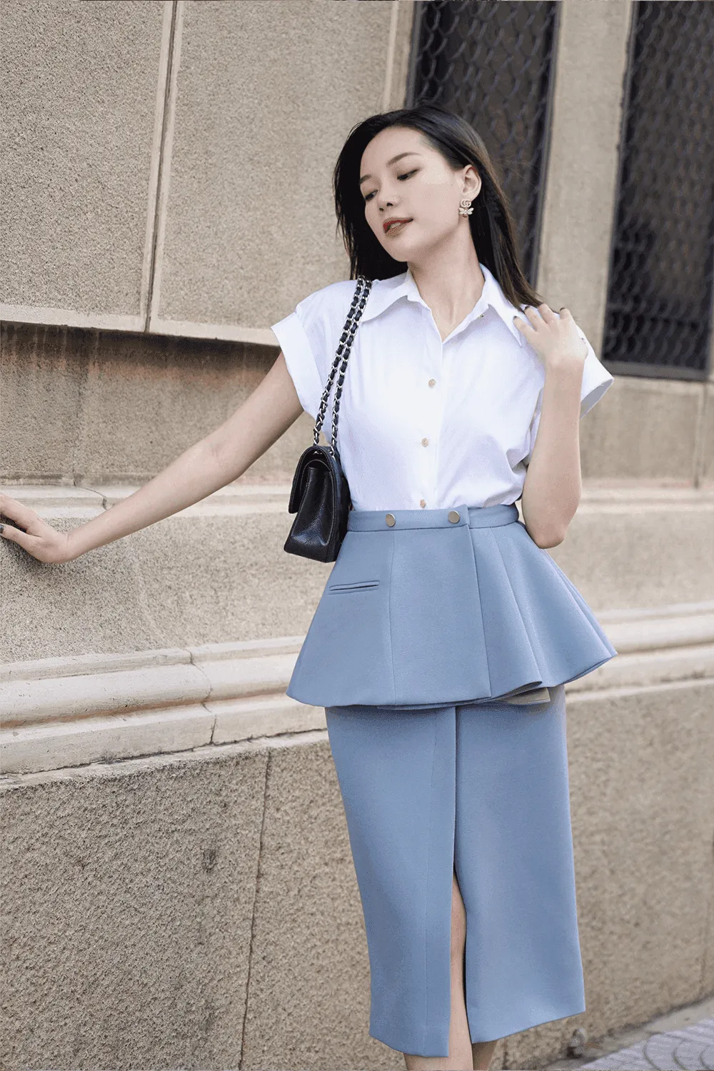 Feni Peplum Skirt Cover