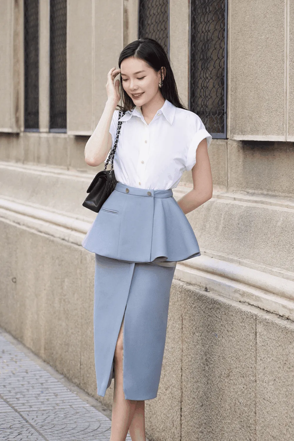 Feni Peplum Skirt Cover