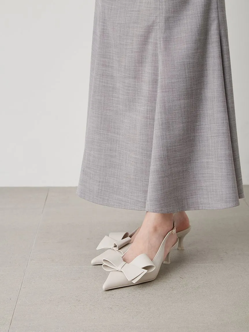 High Waist Draped Maxi Skirt