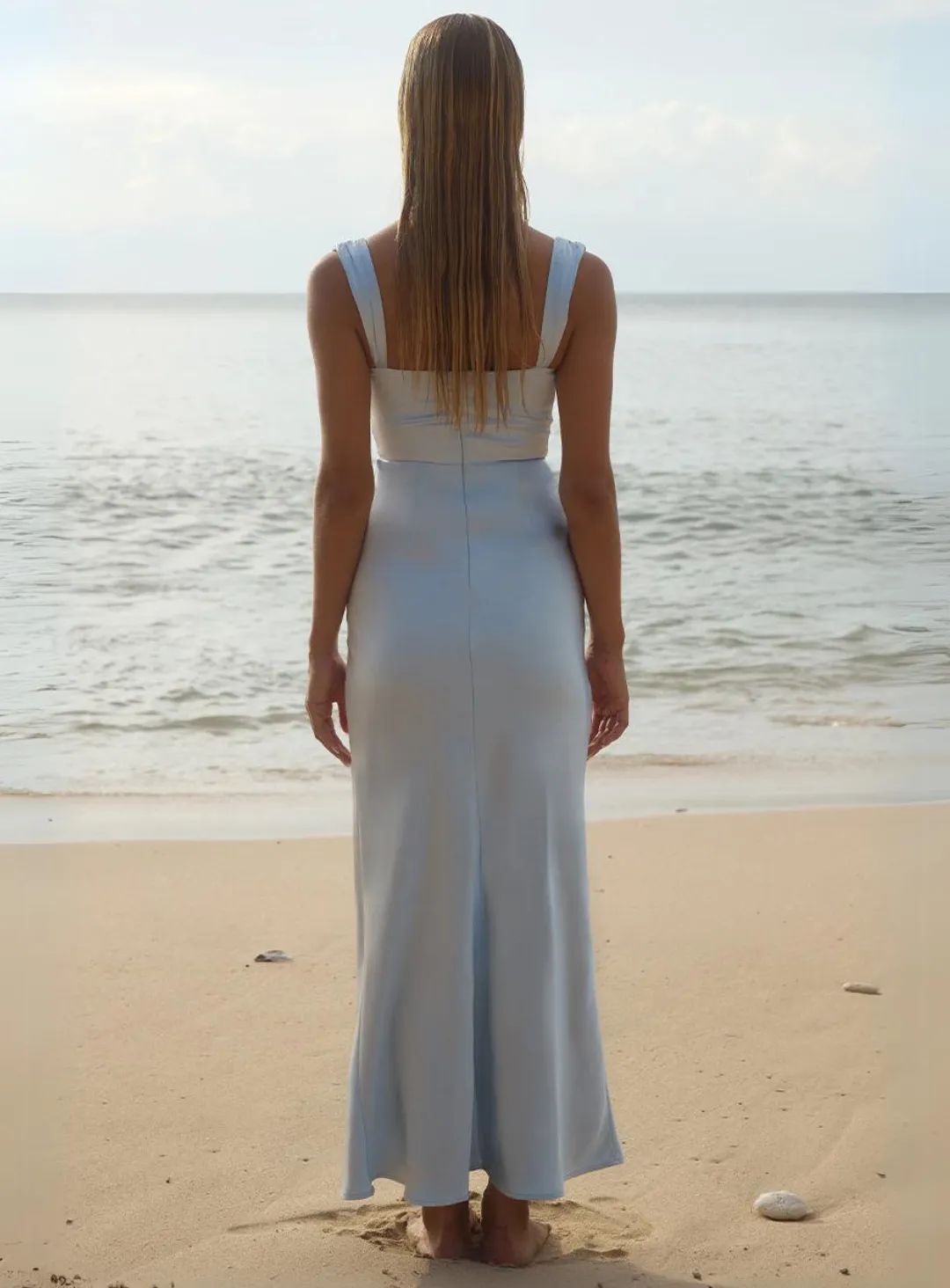 Ice Blue Margot Maxi Dress
