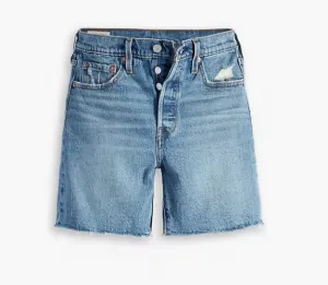 LEVIS 501 MID THIGH SHORTS - ODEON MEDIUM WASH 0034