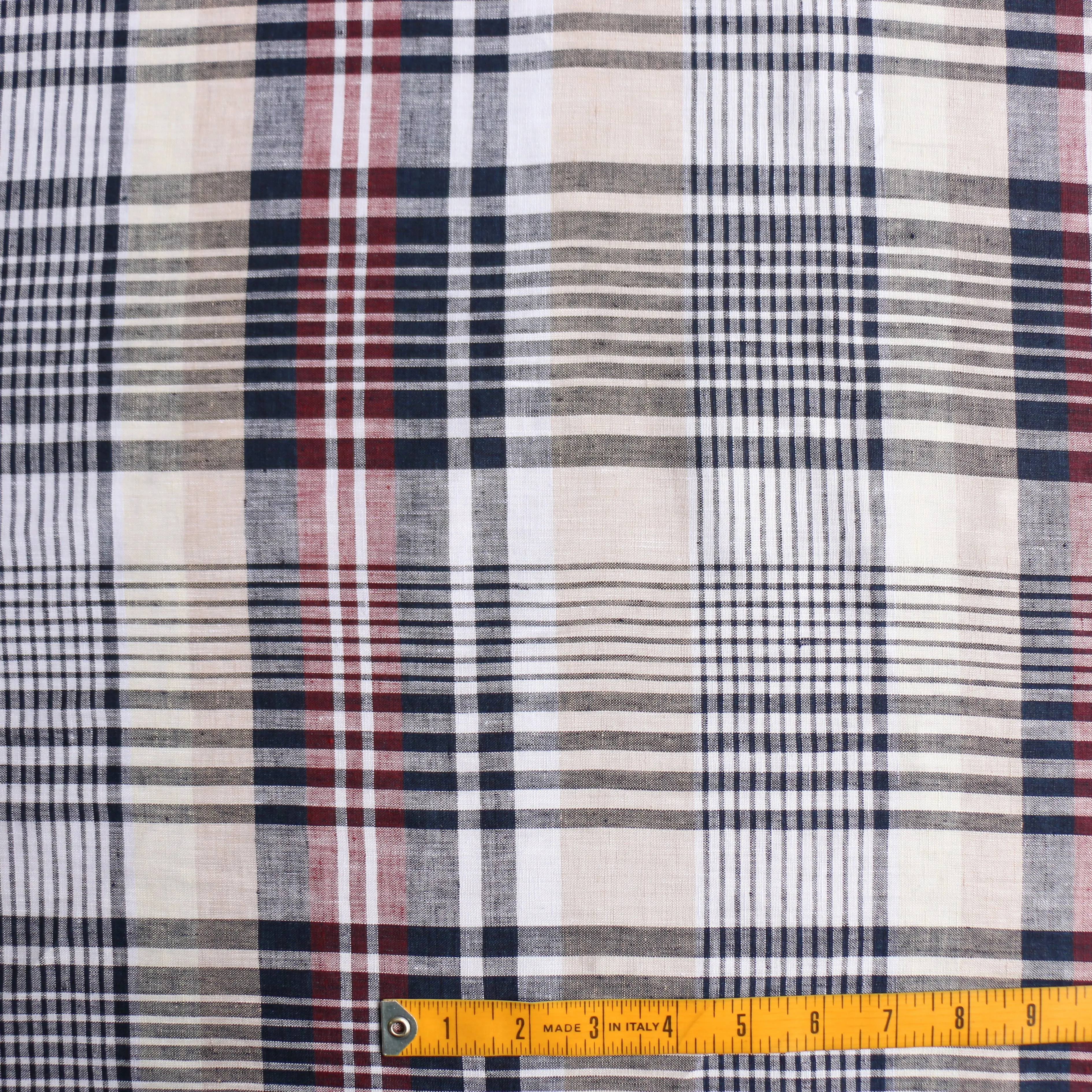 Liguria Check Multi Linen