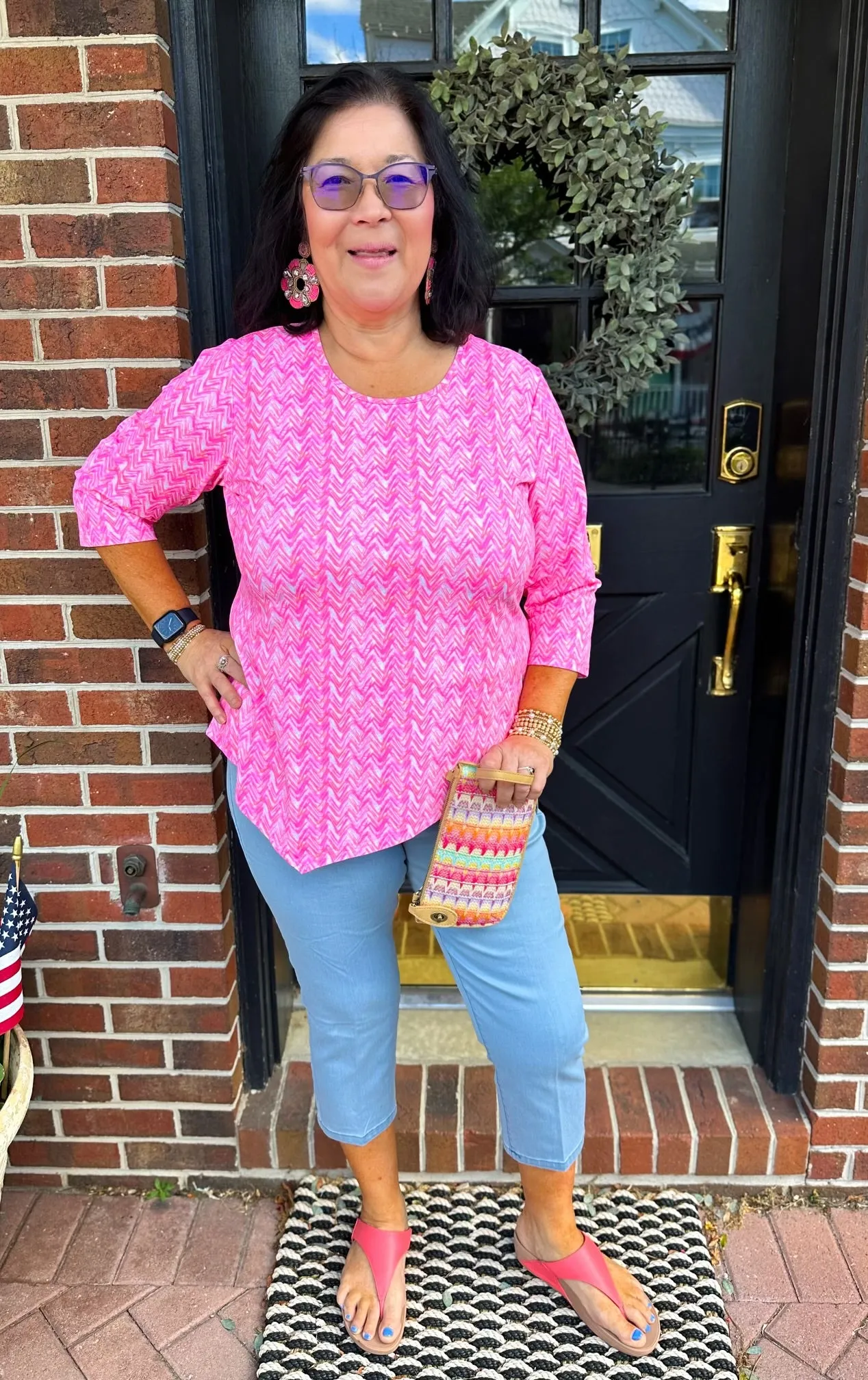 Lulu B Pull-On Stretch Jean Capris