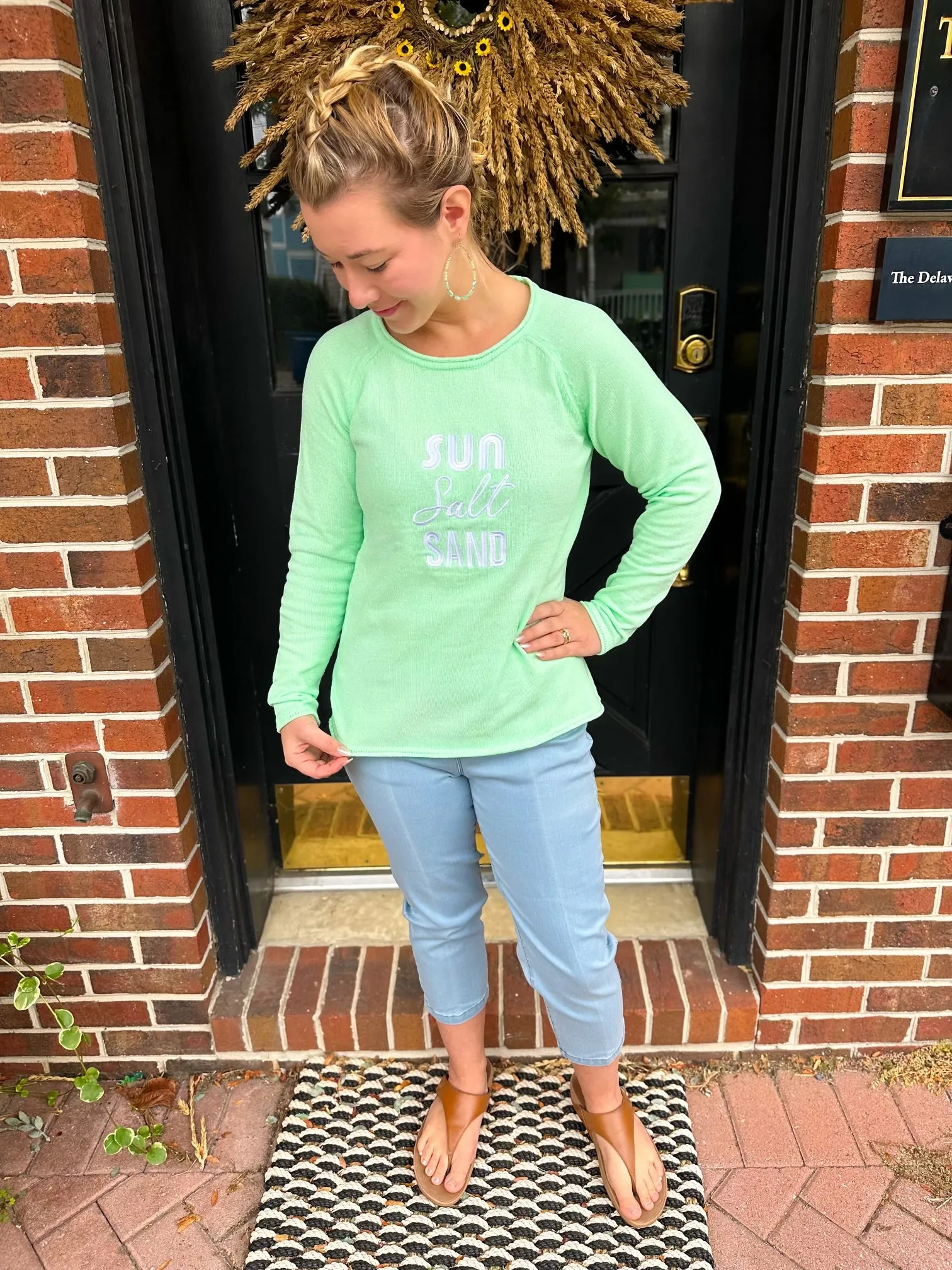 Lulu B Pull-On Stretch Jean Capris