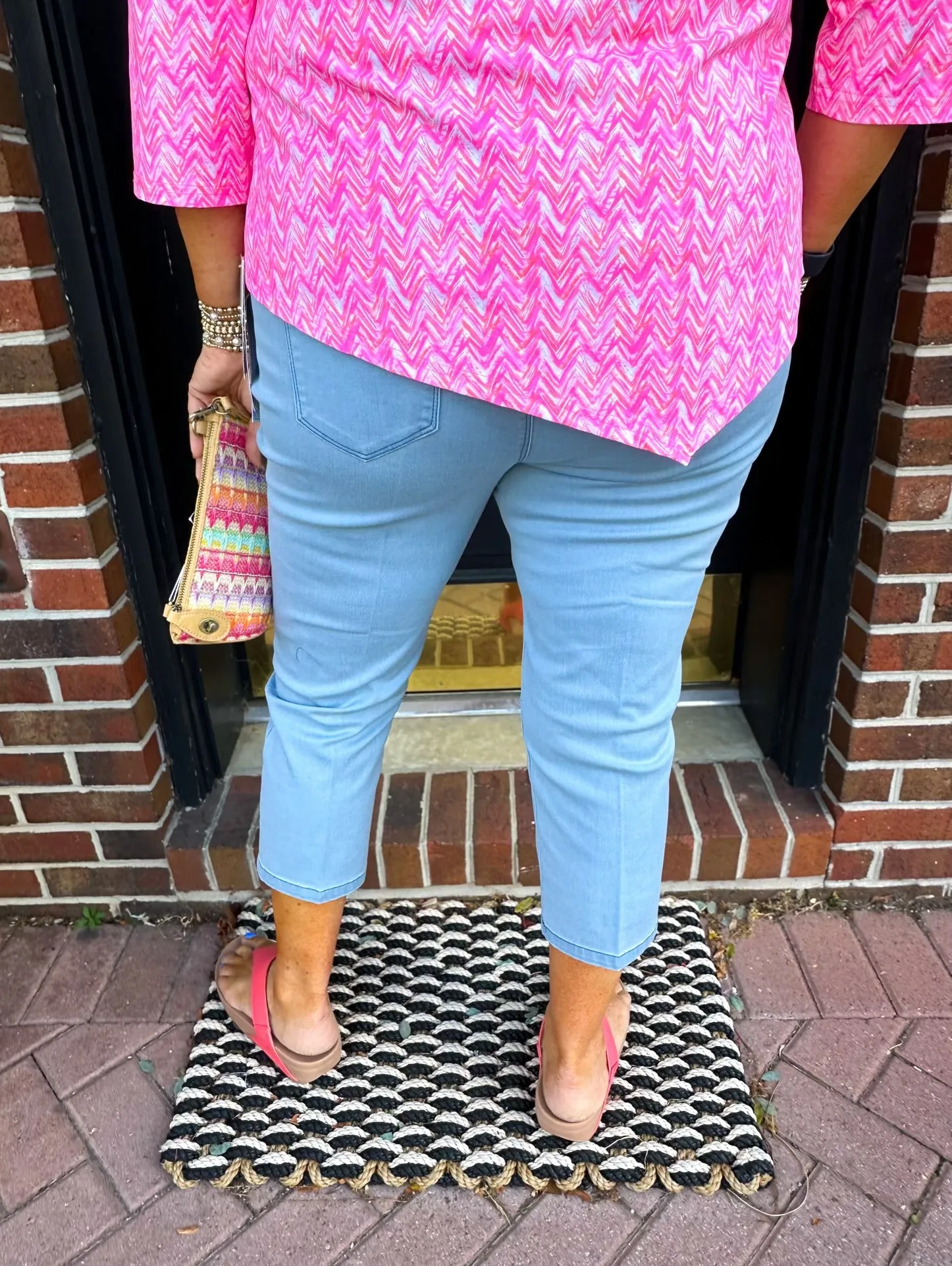 Lulu B Pull-On Stretch Jean Capris
