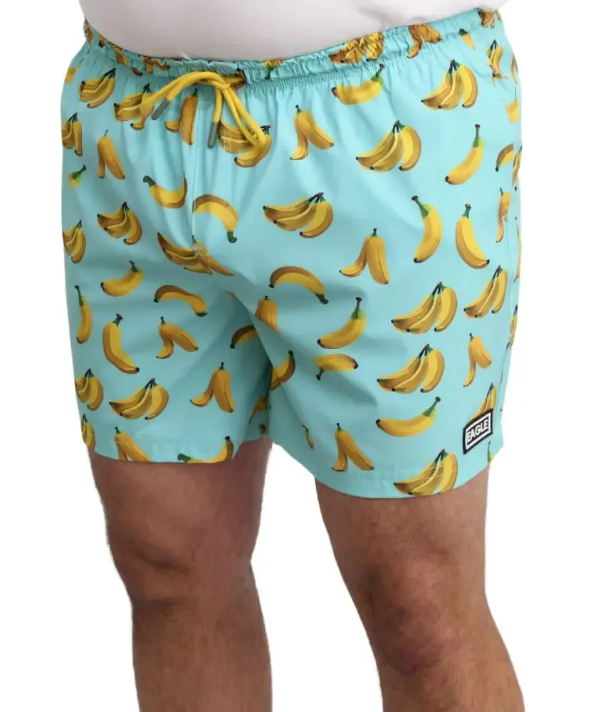 Mens Printed Banana Swim Shorts