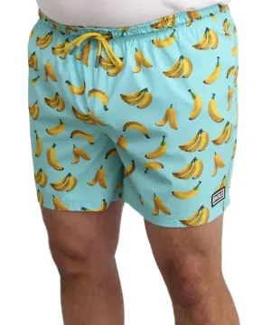 Mens Printed Banana Swim Shorts