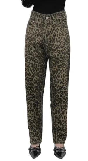 NEW Majestic Mementos Chloe Leopard Pants, Sz M, Retails $152