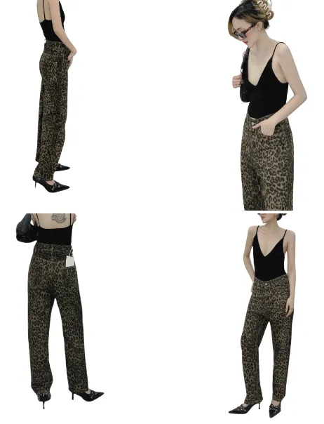 NEW Majestic Mementos Chloe Leopard Pants, Sz M, Retails $152