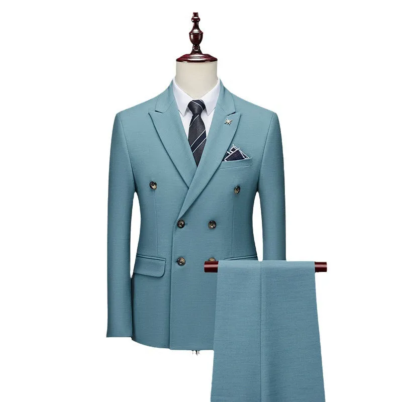 Ostranuxe Double Breasted Elegance Suit