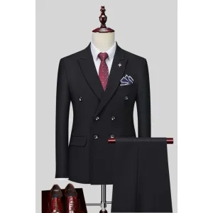 Ostranuxe Double Breasted Elegance Suit