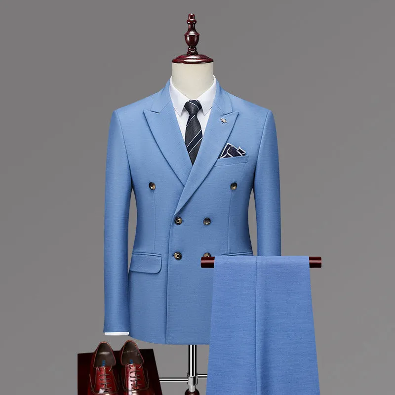 Ostranuxe Double Breasted Elegance Suit
