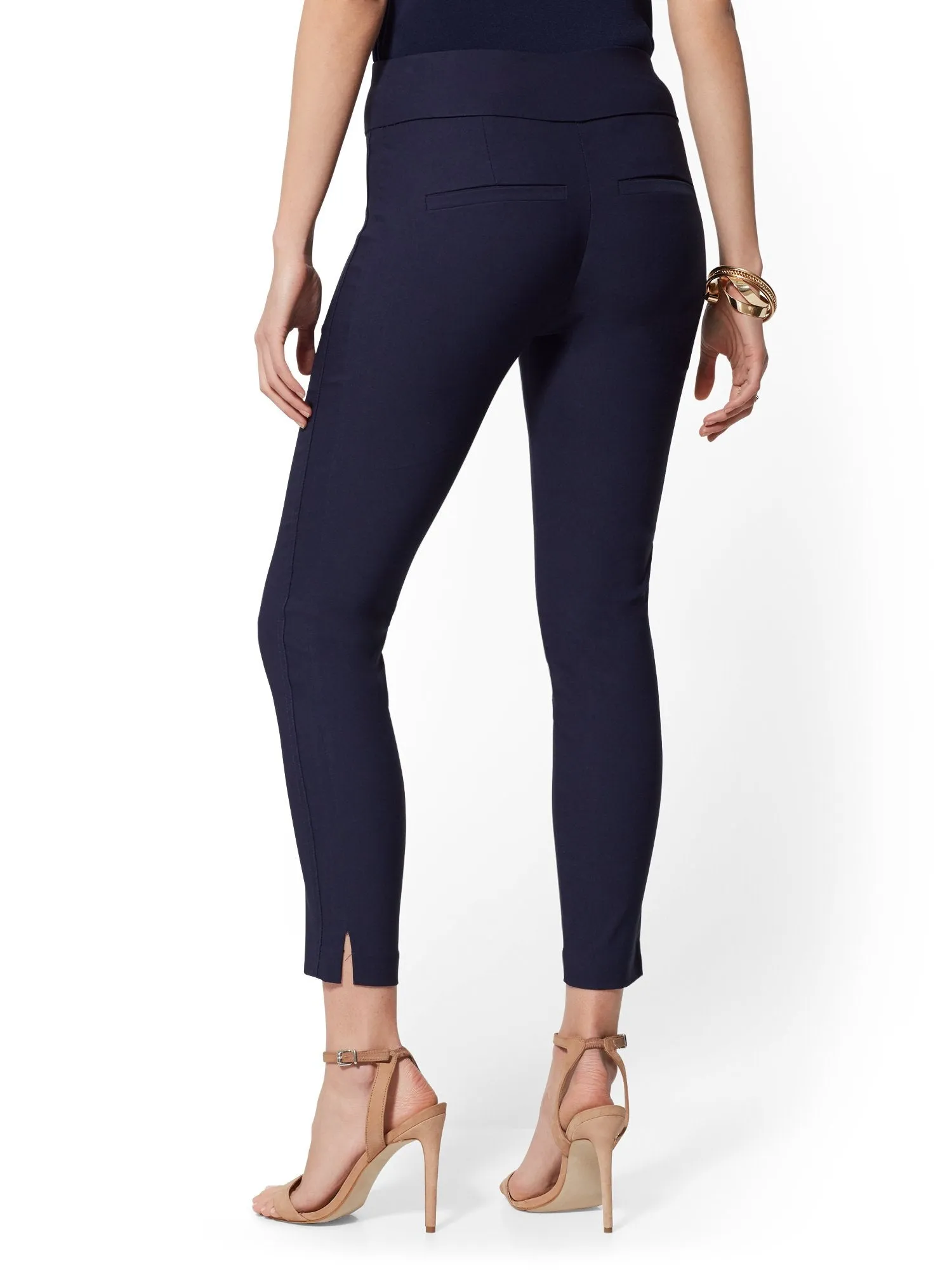 Petite Whitney High Rise Pull On Slim Leg Ankle Pant