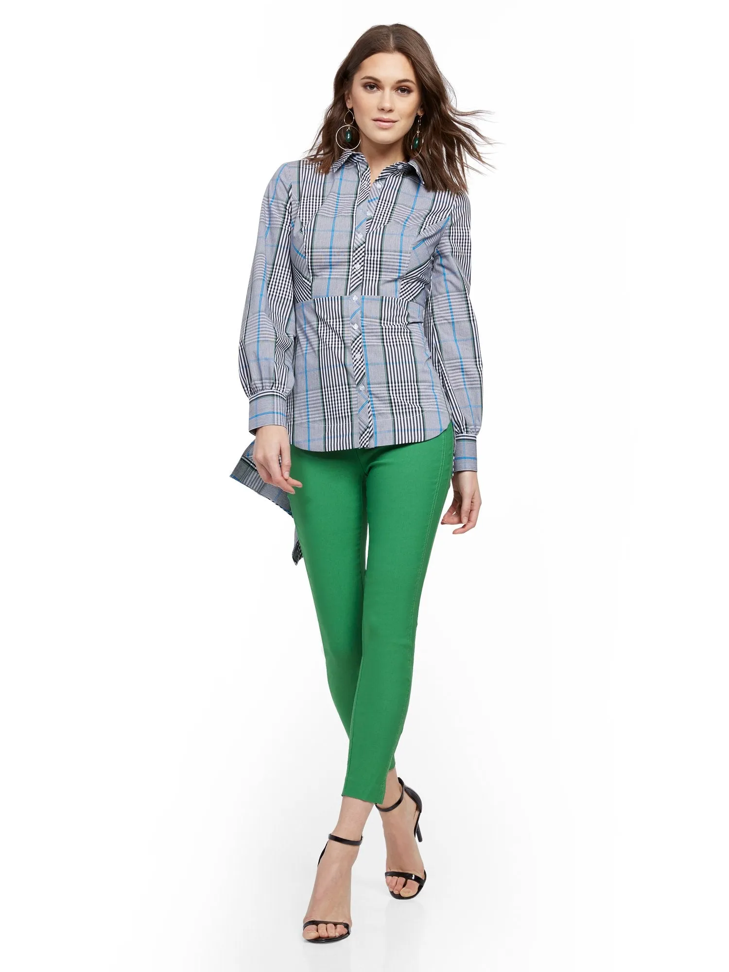 Petite Whitney High Rise Pull On Slim Leg Ankle Pant