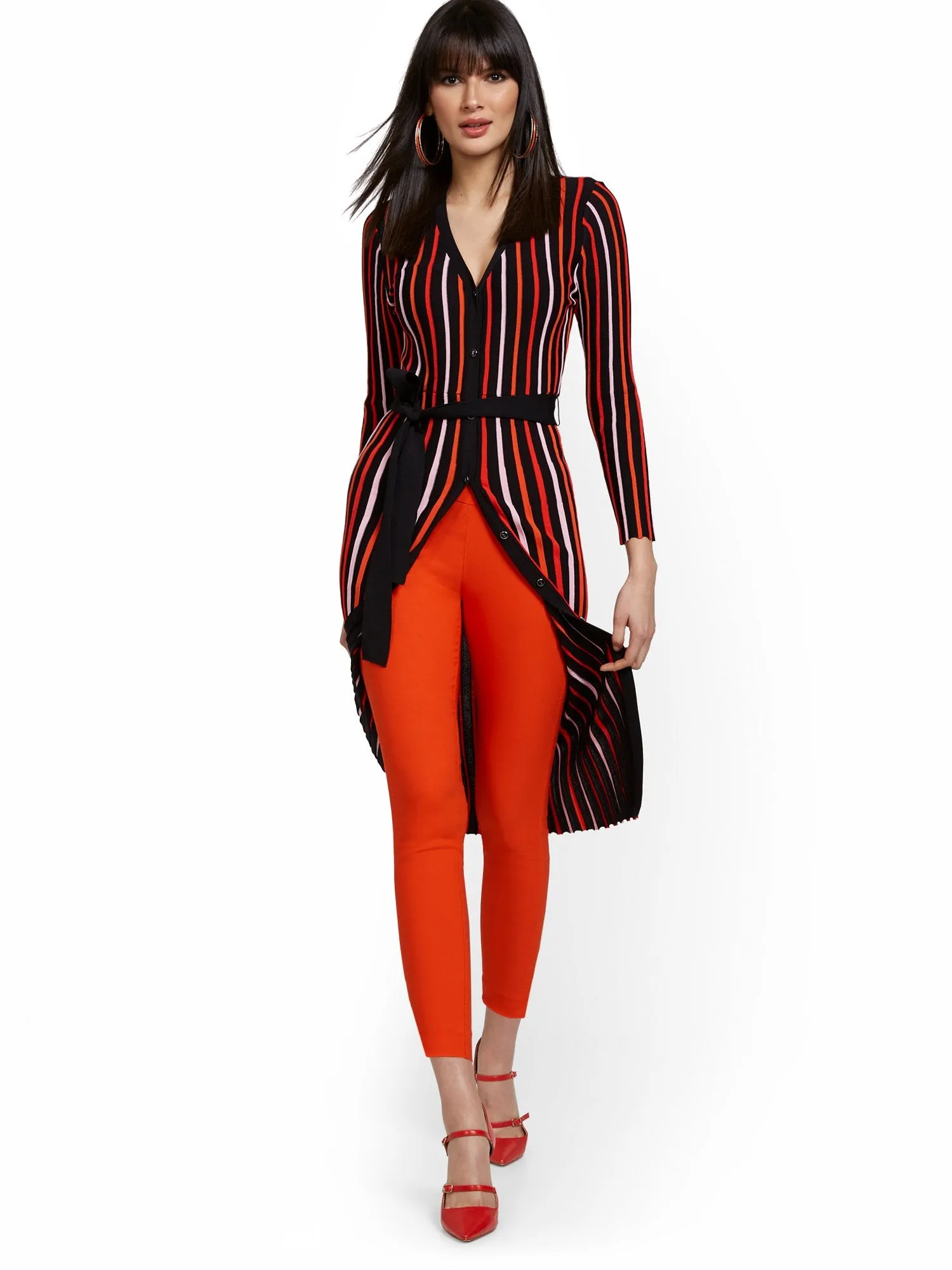 Petite Whitney High Rise Pull On Slim Leg Ankle Pant