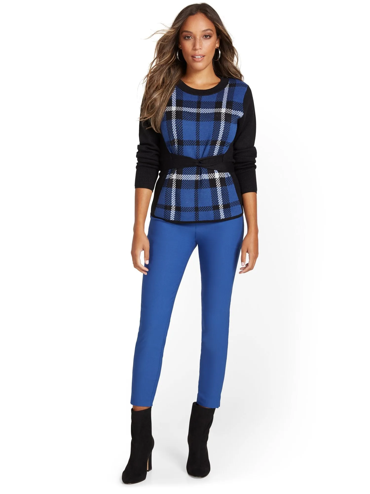 Petite Whitney High Rise Pull On Slim Leg Ankle Pant