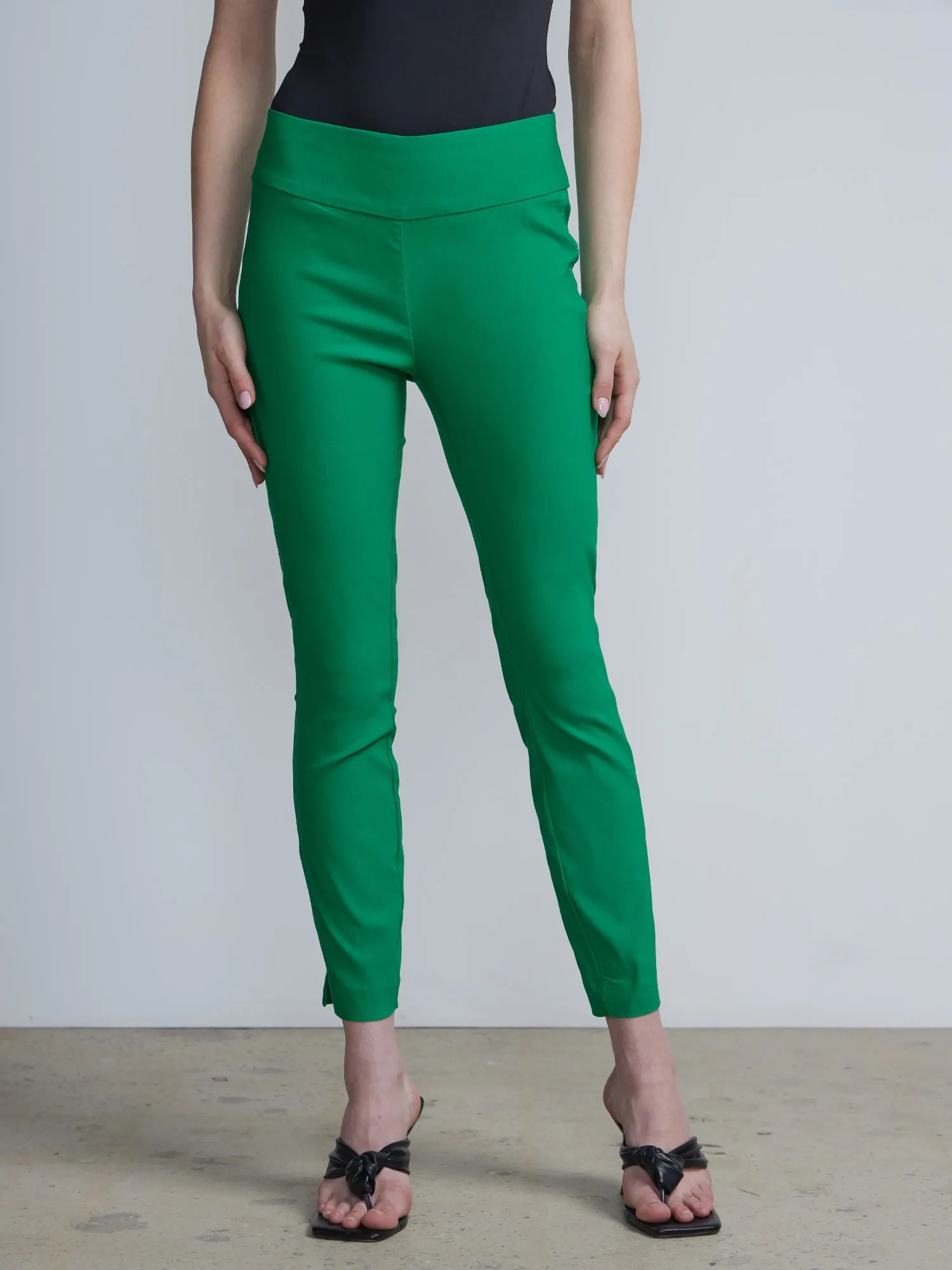 Petite Whitney High Rise Pull On Slim Leg Ankle Pant