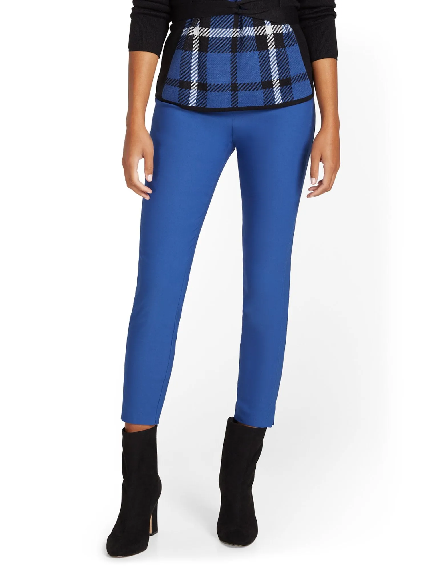 Petite Whitney High Rise Pull On Slim Leg Ankle Pant