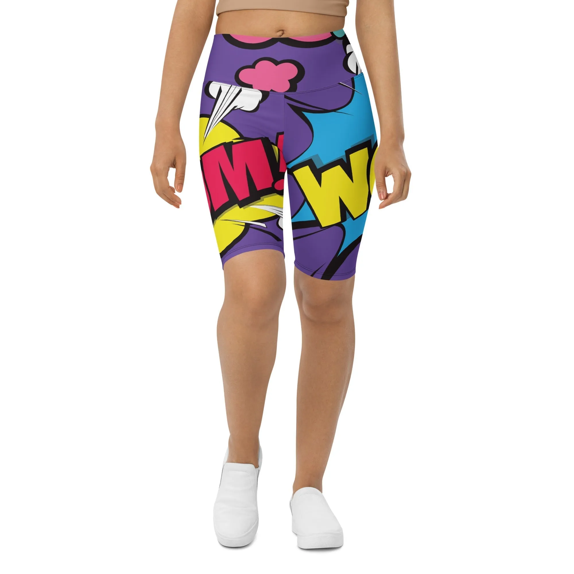 Pop Art Biker Shorts