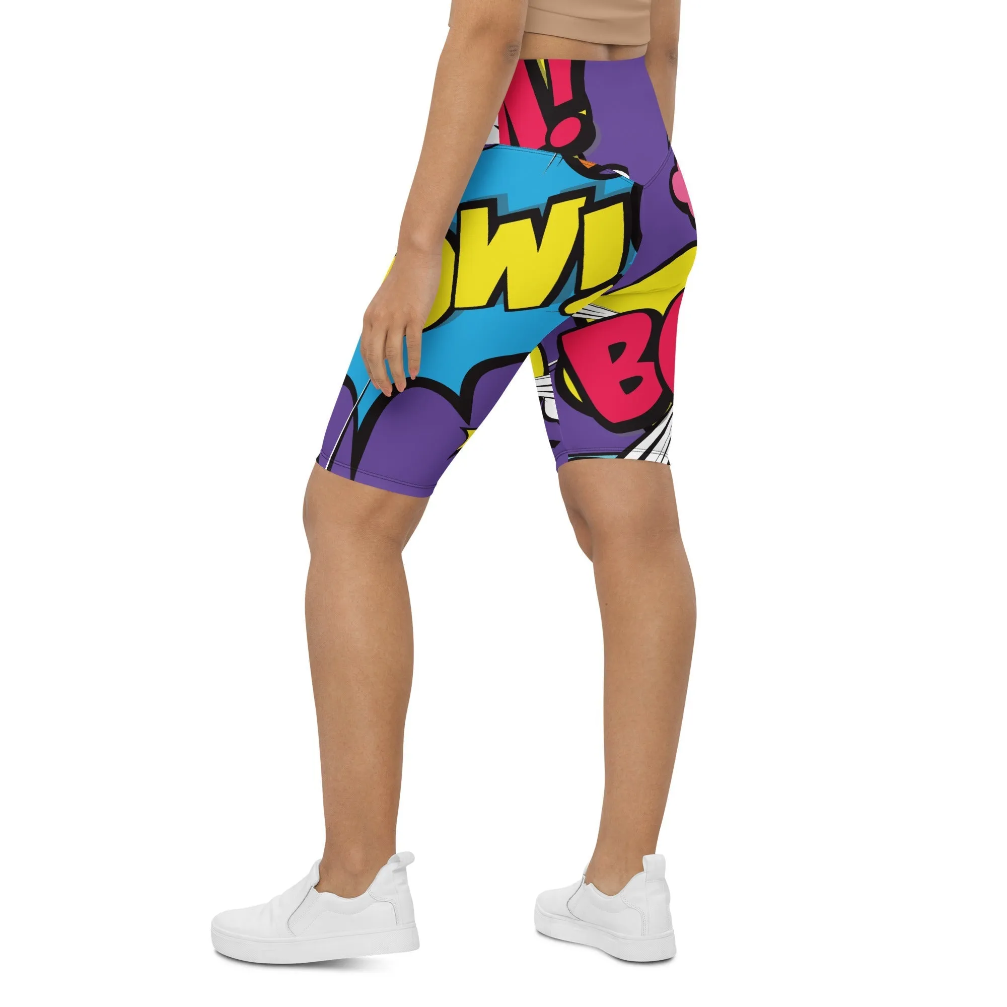 Pop Art Biker Shorts
