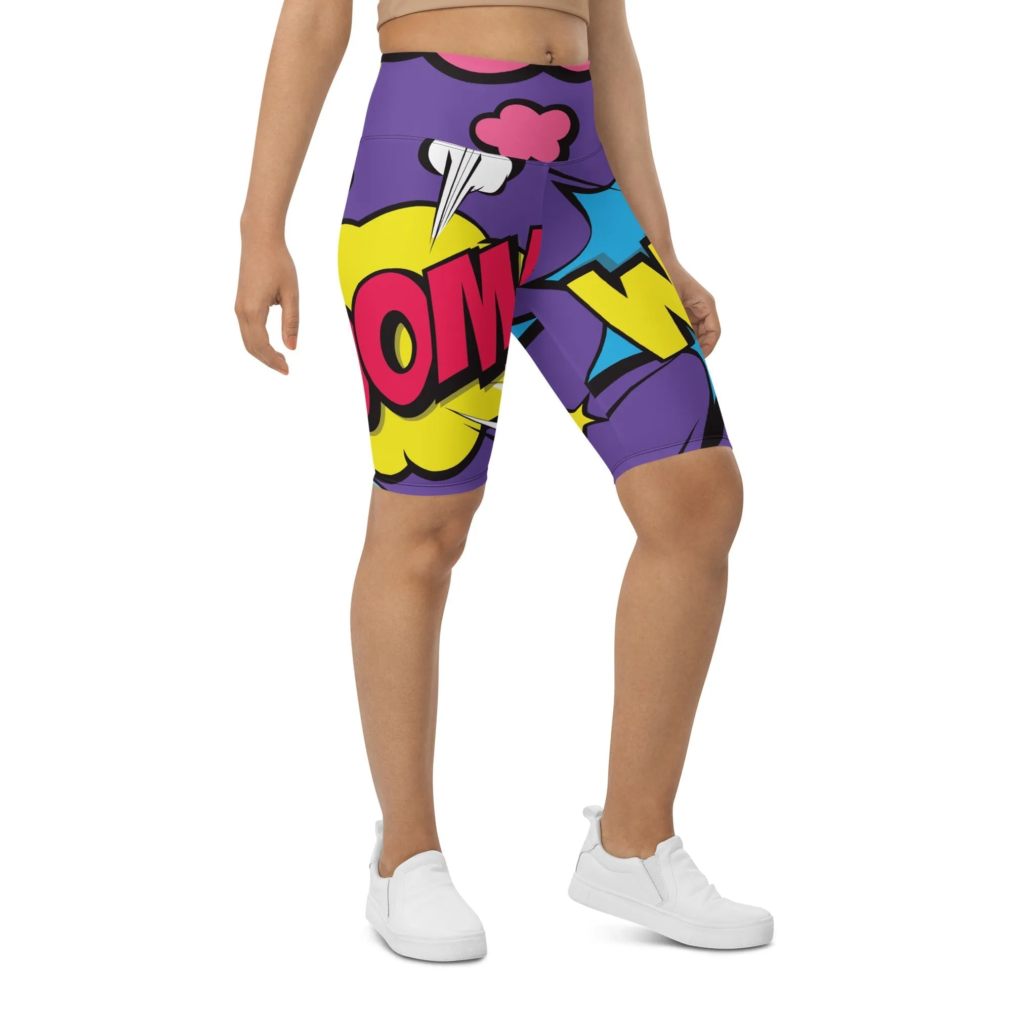 Pop Art Biker Shorts