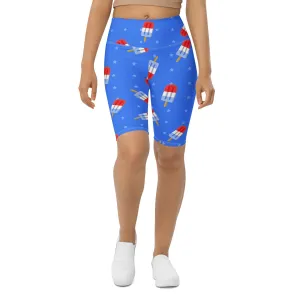 Popsicle Pattern Biker Shorts