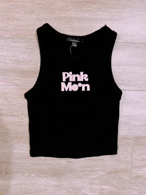 "Pink Moon Cropped Tank Top"