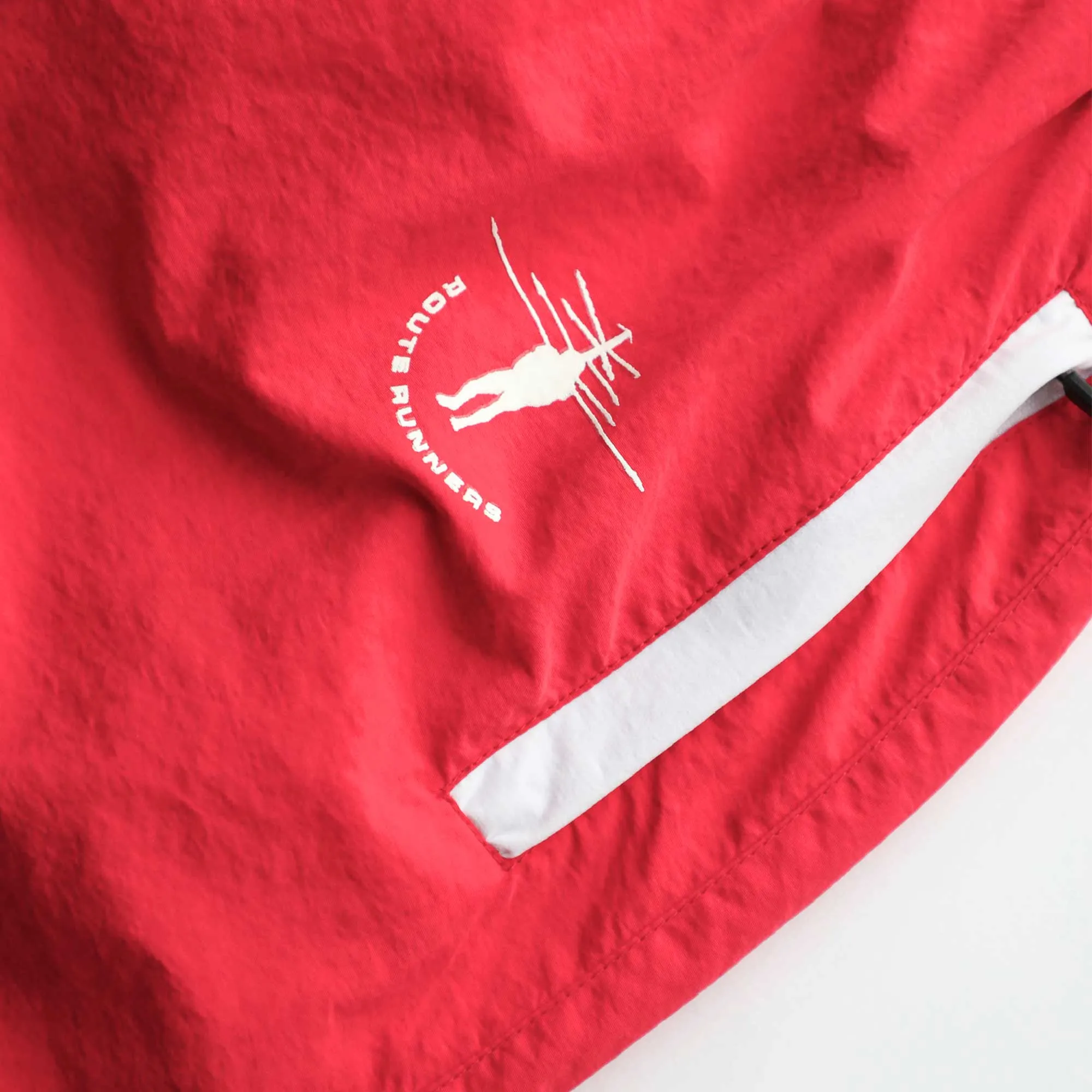 Route Runners Tracksuit Pants - (Red/White)