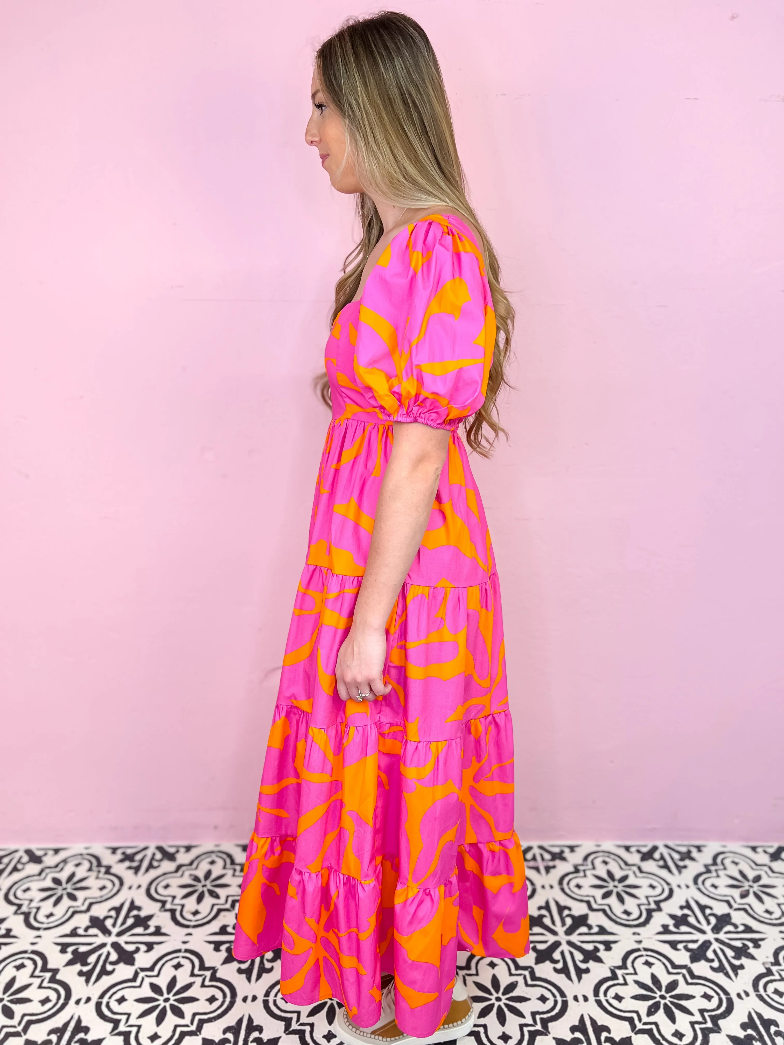 Sandy Chic Tiered Maxi Dress