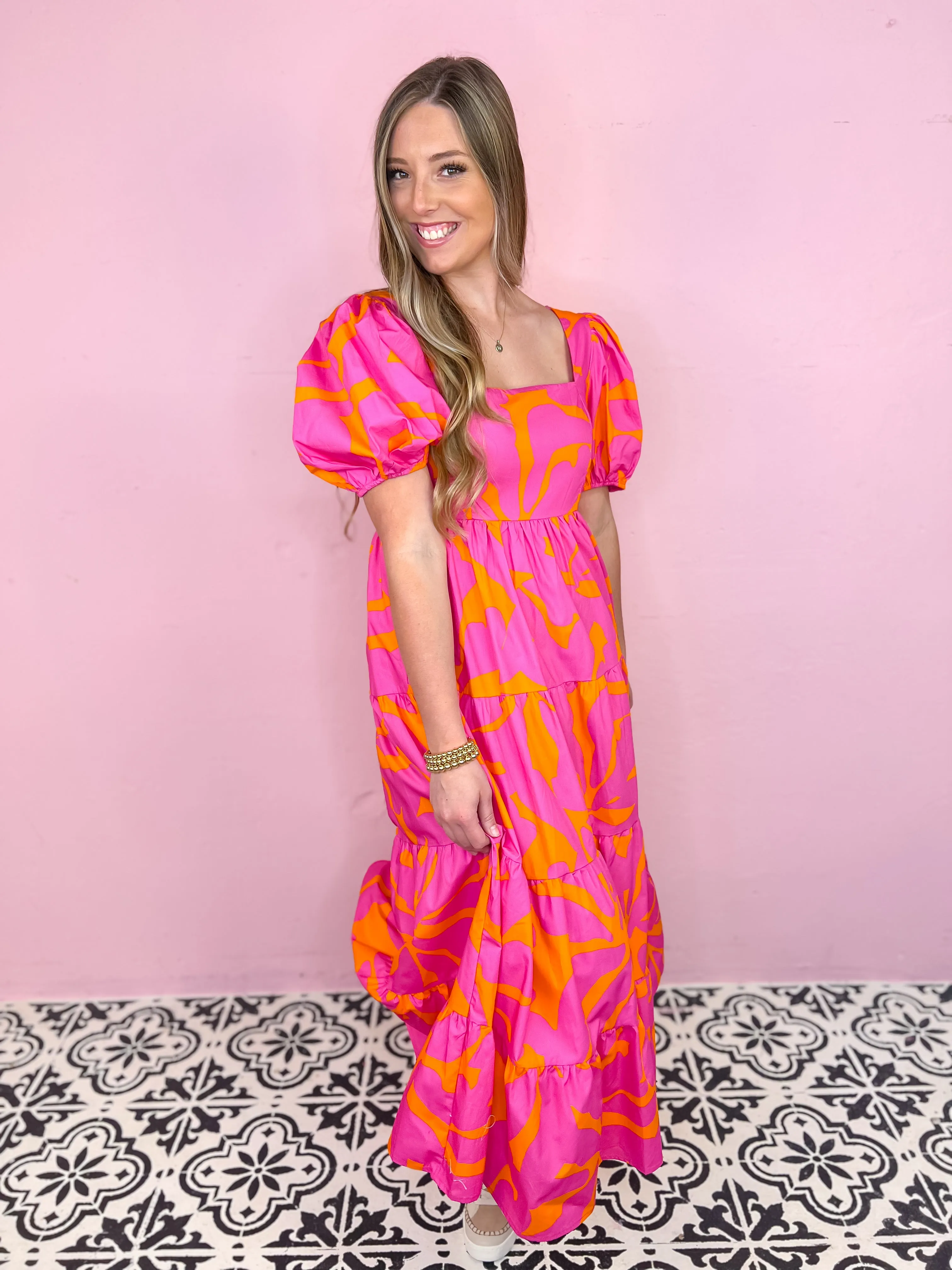 Sandy Chic Tiered Maxi Dress