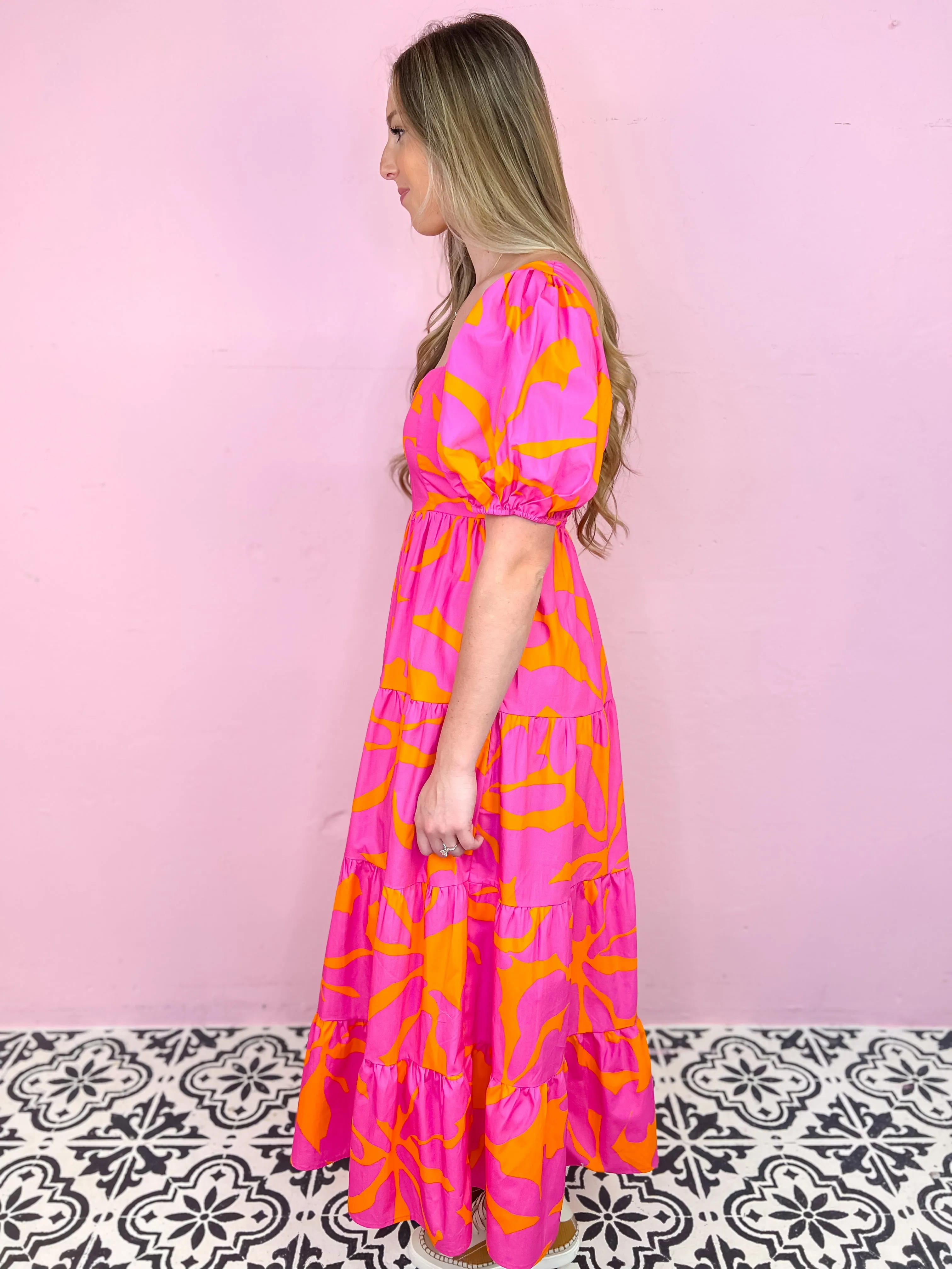 Sandy Chic Tiered Maxi Dress