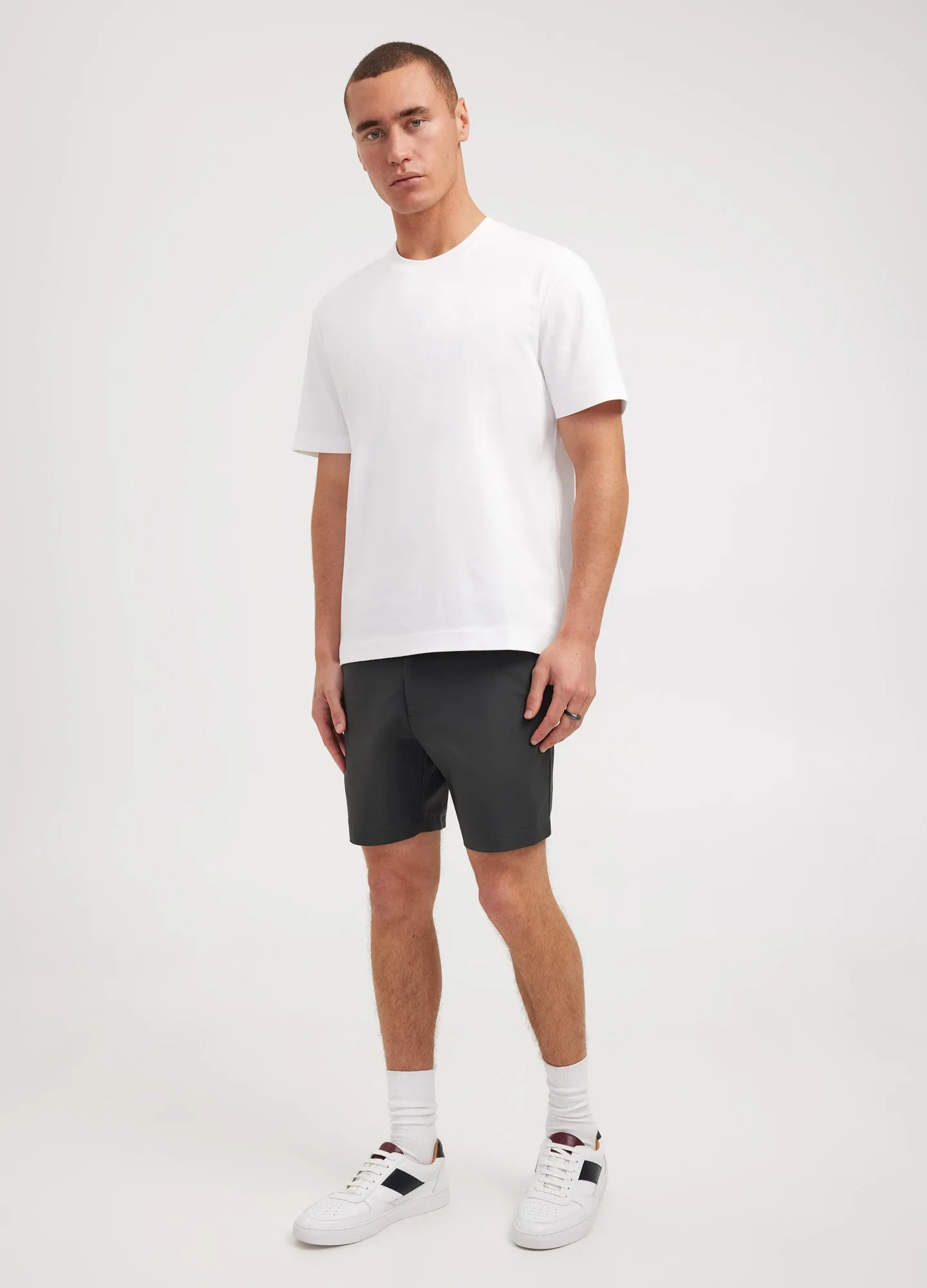 Tech Cotton Extra Slim Shorts Olive