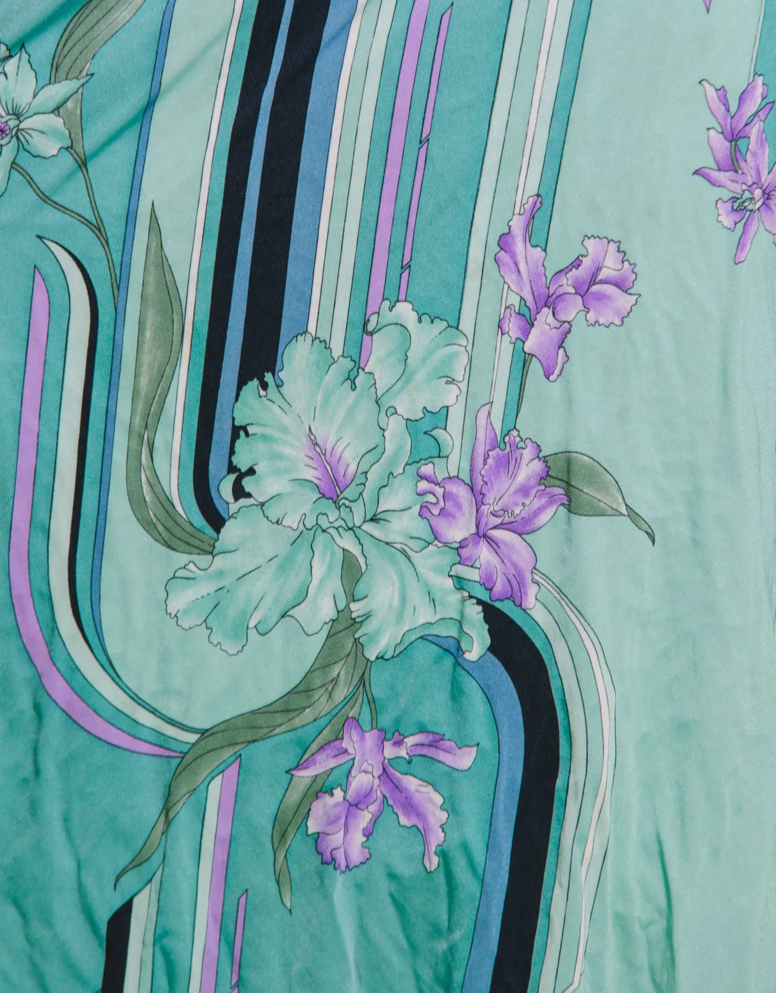 Vintage floral flowy maxi dress