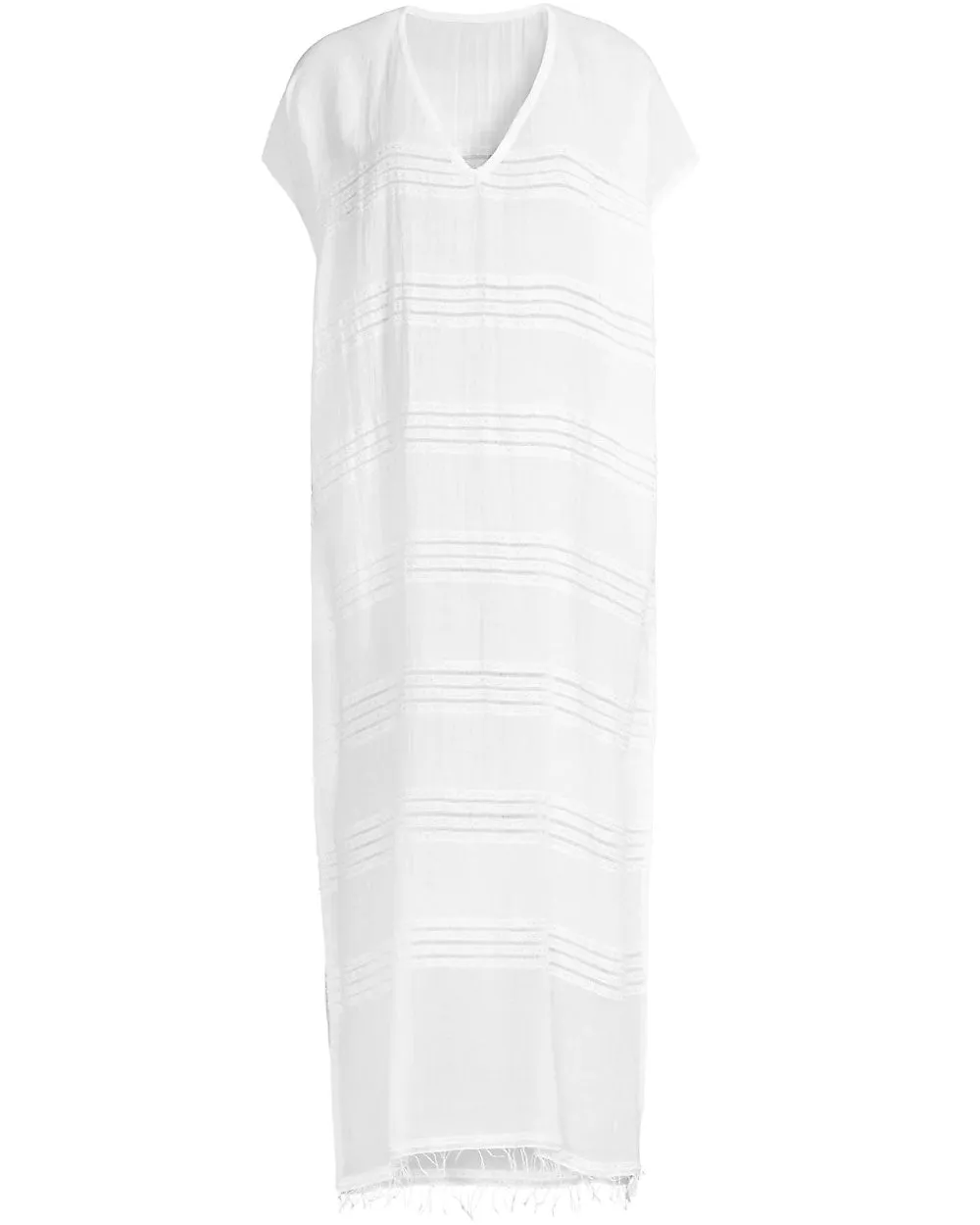 White Abira Classic Caftan