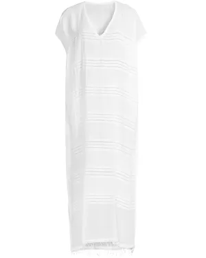White Abira Classic Caftan