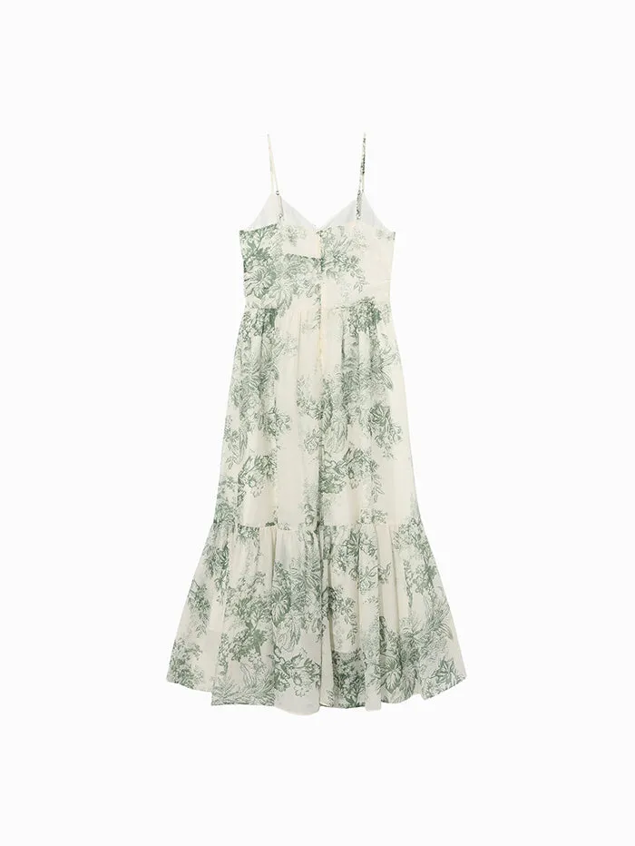 Women's Printed Sleeveless Dress
