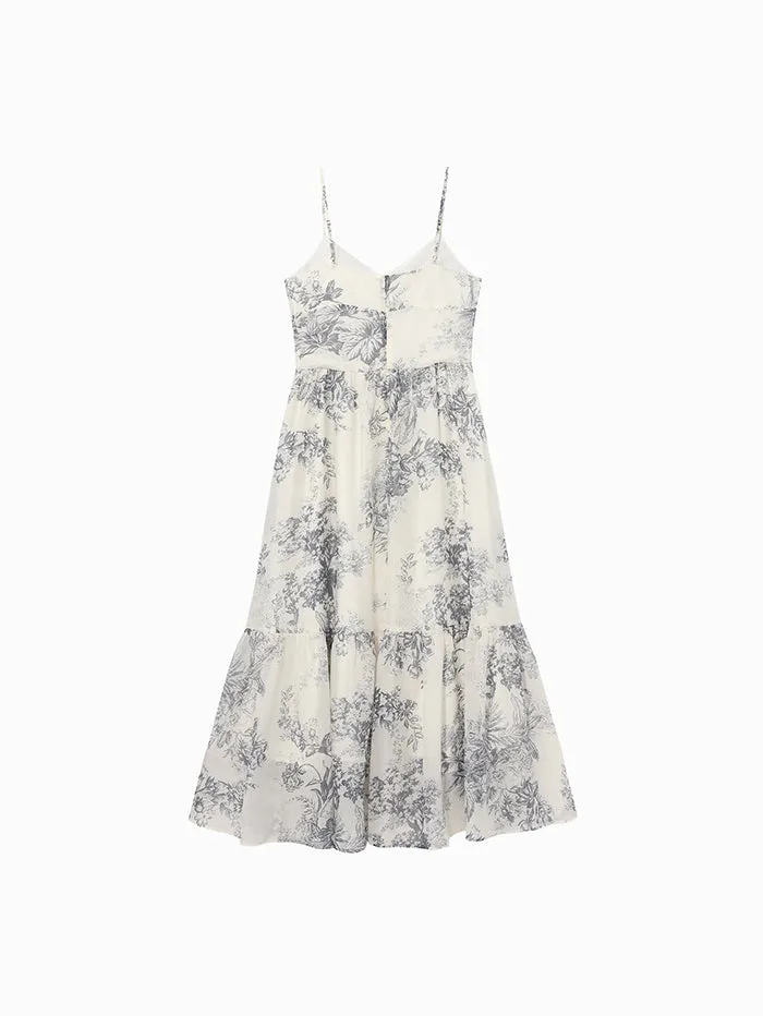 Women's Printed Sleeveless Dress