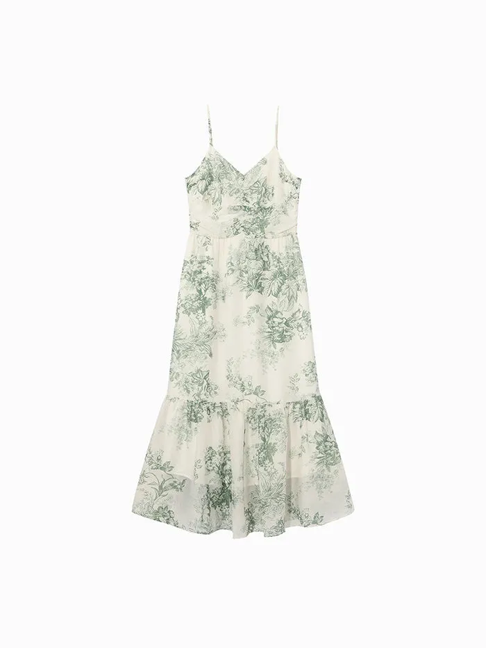 Women's Printed Sleeveless Dress