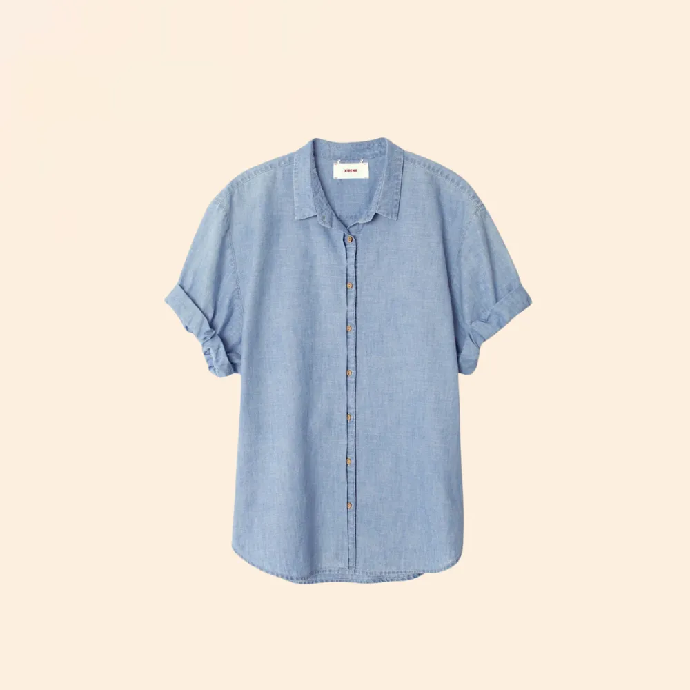 Xirena Channing Shirt - Dusty Blue