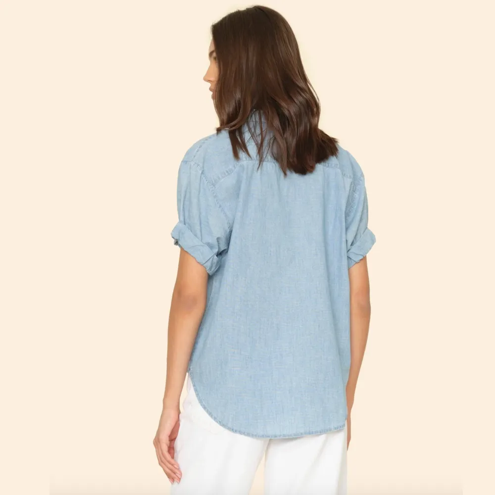 Xirena Channing Shirt - Dusty Blue